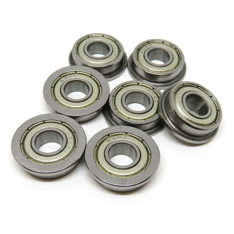 F697ZZ F697-2RS Flanged Ball Bearing 7x17x5mm F697